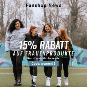 Mehr über den Artikel erfahren 15% Rabatt zum Weltfrauentag im TuS Holtriem-Shop